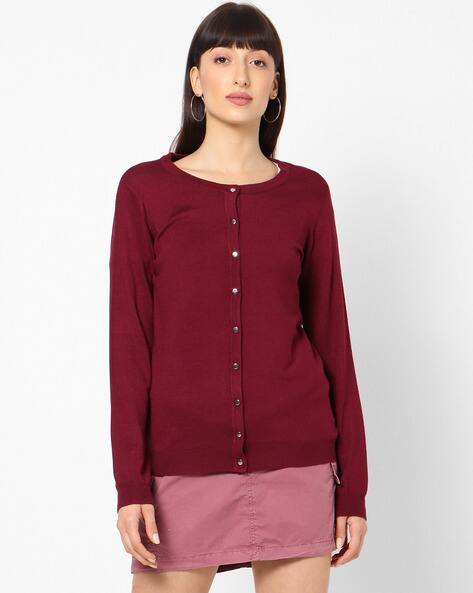 Buy Wine Red Sweaters \u0026 Cardigans for 