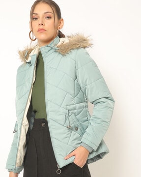 light blue womens jacket