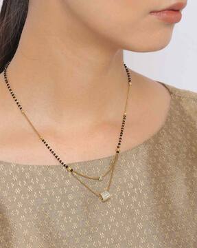 Simple deals pendant mangalsutra