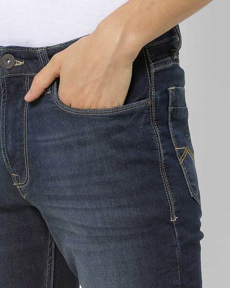 Lightly Washed Slim Fit Jeans