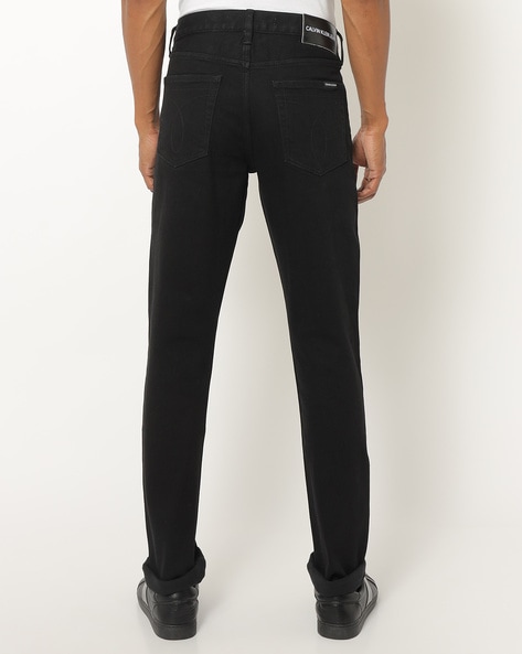 calvin klein mens black jeans