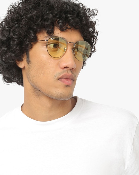 Buy Yellow Sunglasses for Men by Ray Ban Online 