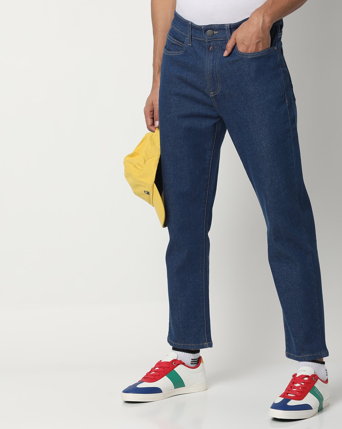 Buy Blue Jeans For Men By Ajio Online Ajio Com