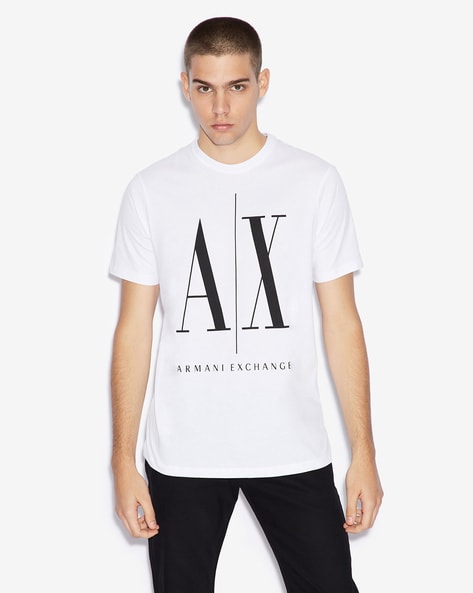 Buy White & Black Tshirts for Men by ARMANI EXCHANGE Online 