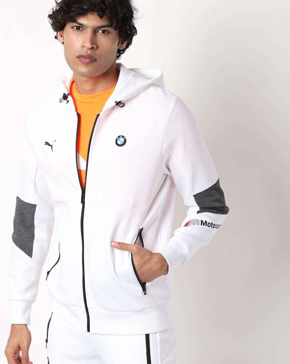 Puma - Mens BMW MMS SDS Sweat Jacket, Color Puma White, Size: Large at  Amazon Men's Clothing store