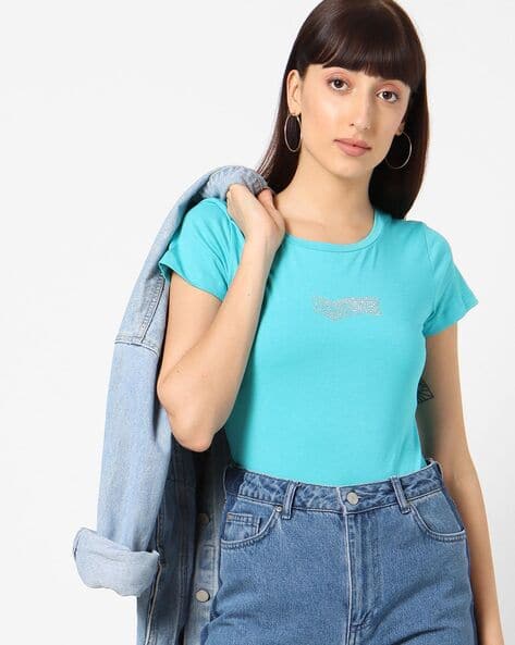 Buy Blue Tshirts for Women by GAS Online