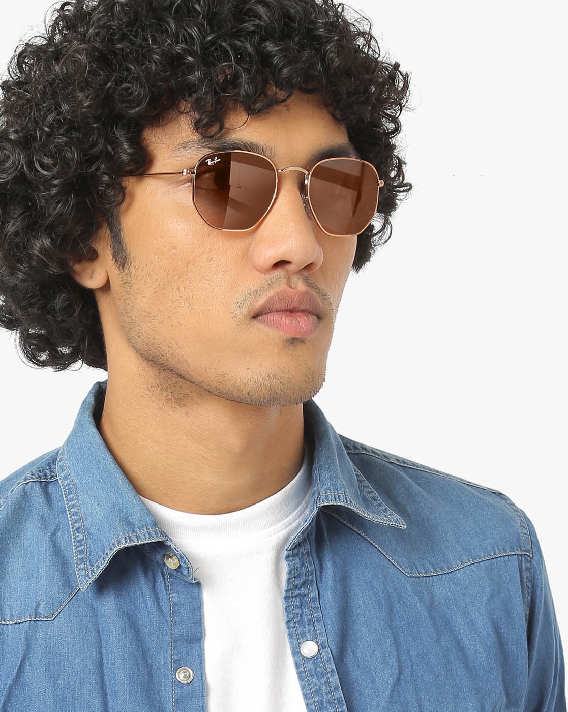 Bronze Sunglasses for Men by Ray Ban 
