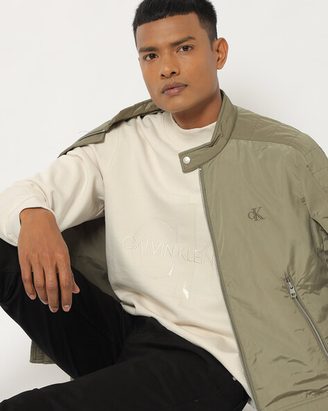Buy Beige Sweatshirt & Hoodies for Men by Calvin Klein Jeans Online |  
