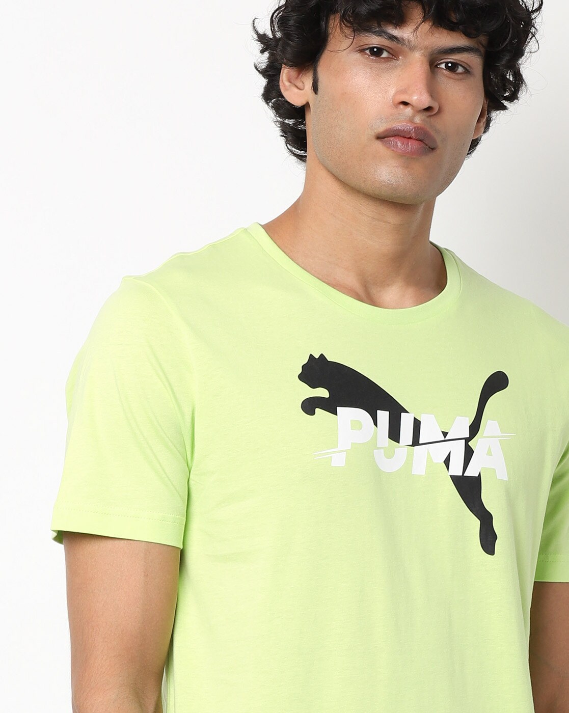 puma green t shirt