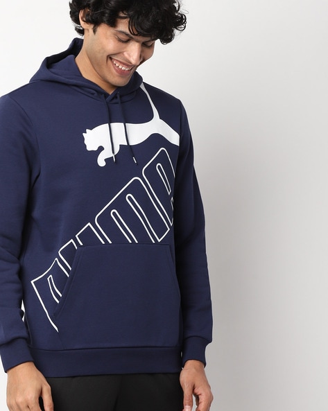 puma navy blue hoodie