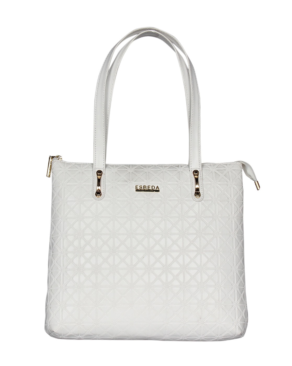 ESBEDA Handbags : Buy ESBEDA White Color D Shape Embossed Graphic Handbag  For Women (Free Size) Online | Nykaa Fashion