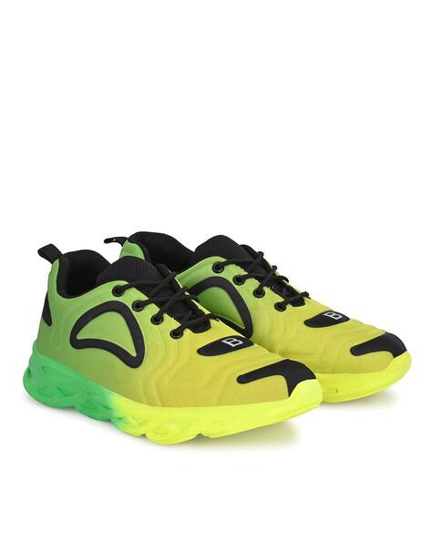 green colour casual shoes