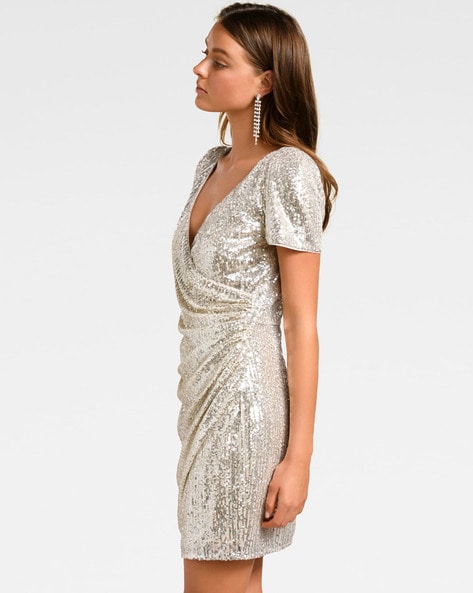 ajio sequin dress