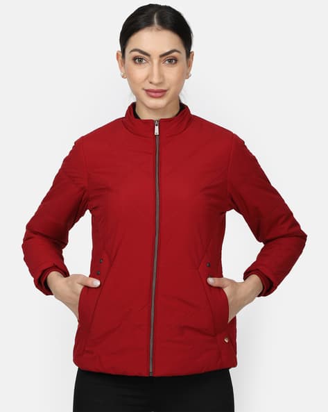 maroon jacket ladies