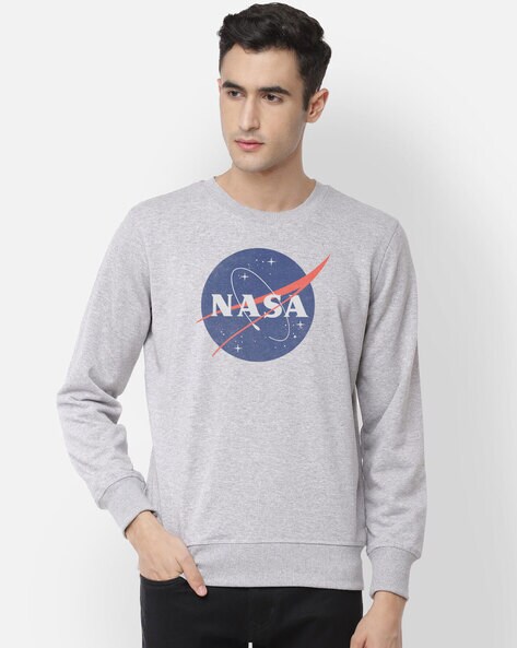 nasa crew neck sweatshirt