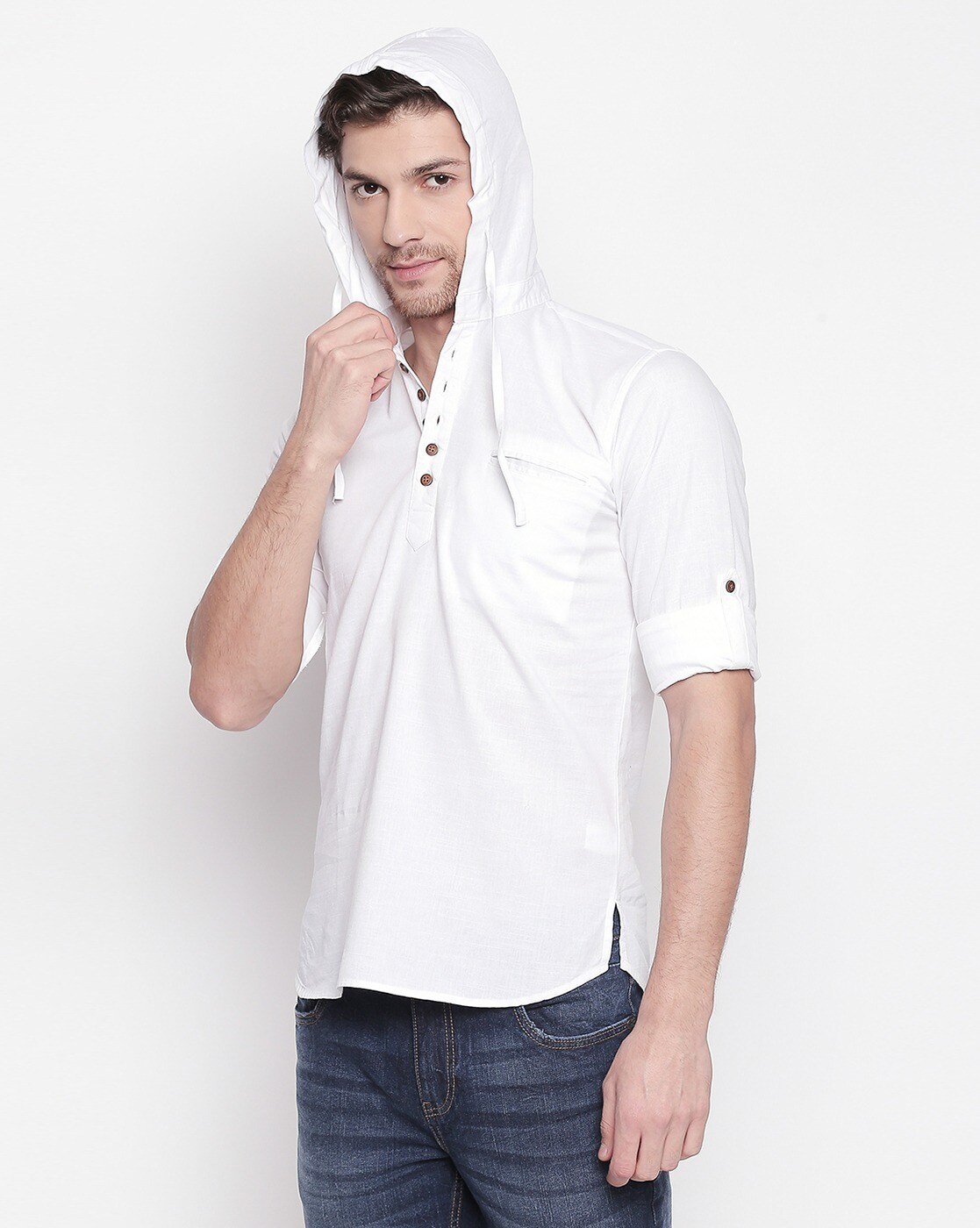 hoodie kurta shirt