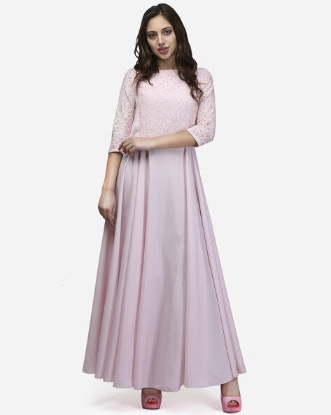 Lace Fit & Flare Dress