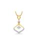 18 KT Yellow Gold Diamond Pendant