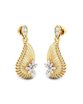 Kalyan jewellers gold ear on sale tops