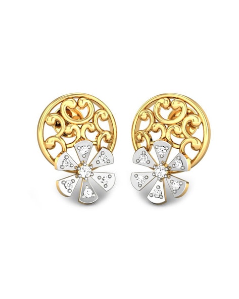 Verena Gold Earring Online Jewellery Shopping India | Yellow Gold 14K |  Candere by Kalyan Jewellers