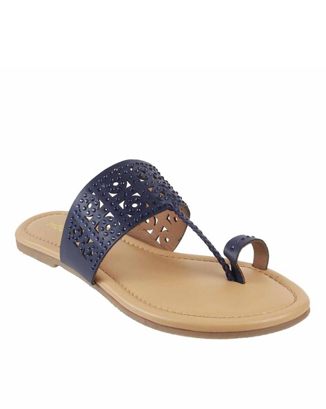 Metro Women's Navy Toe Ring Sandals Price in India, Full Specifications &  Offers | DTashion.com