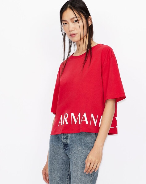 armani exchange t shirts for womens