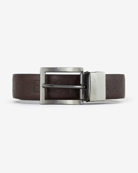 armani exchange reversible belt