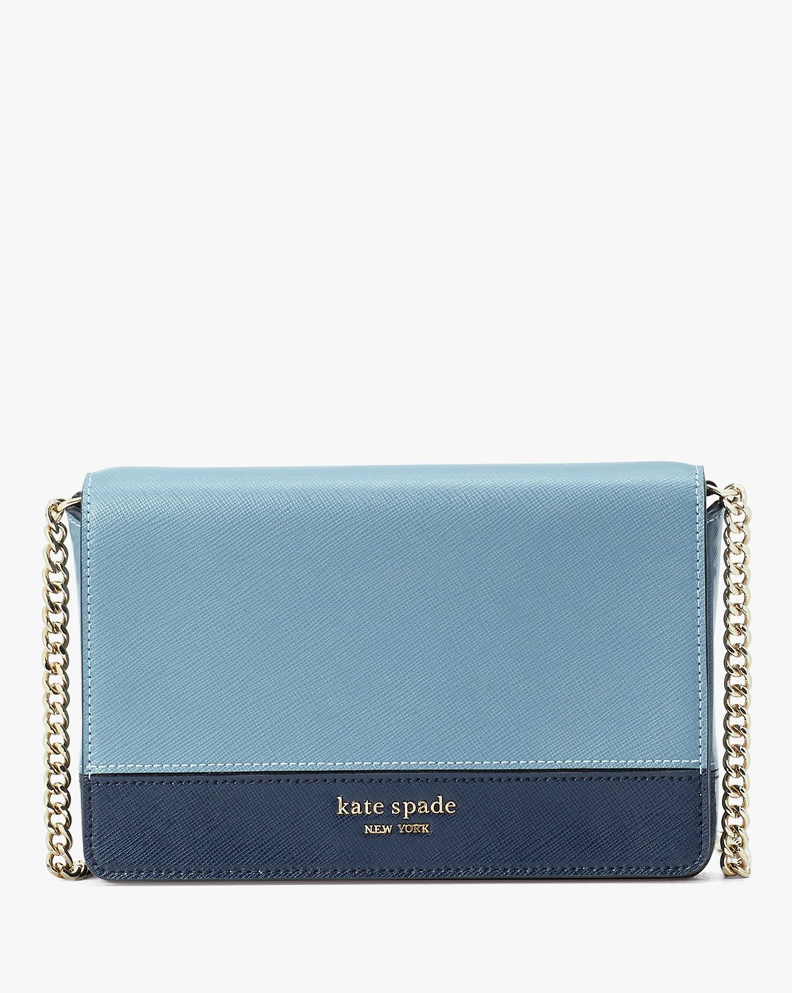 kate spade light blue clutch