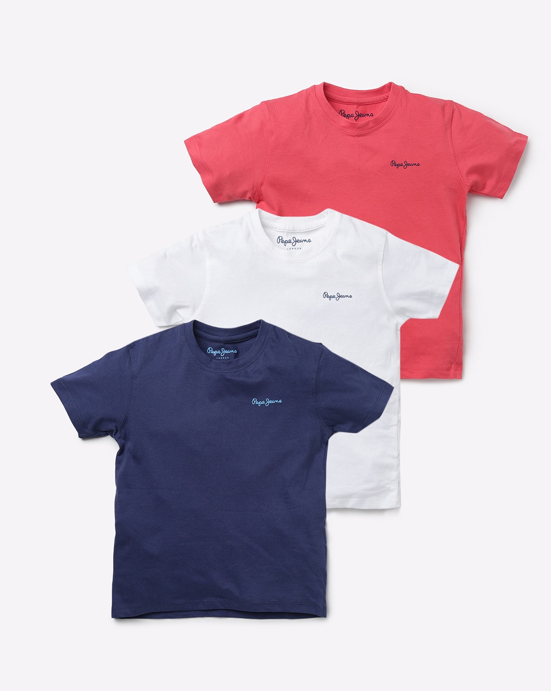 pepe jeans pack of 3 t shirts