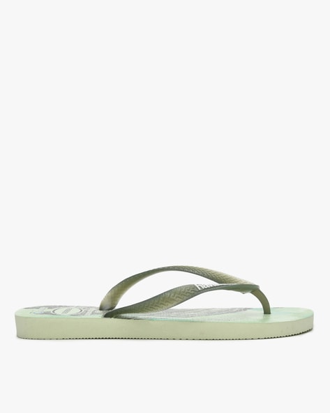 Buy Green Flip Flop Slippers for Men by Havaianas Online Ajio