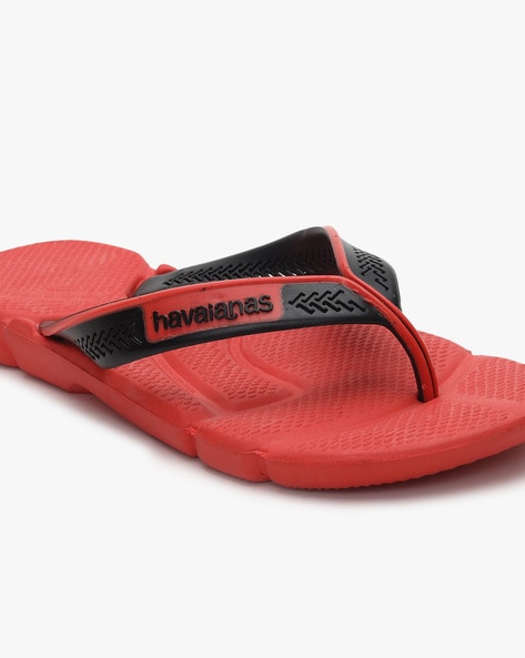 Orange havaianas flip discount flops