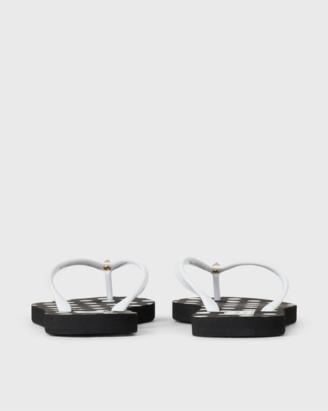 Kate spade nova sale flip flops black