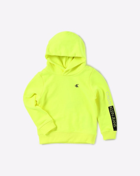 calvin klein green hoodie