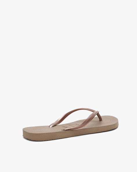 Havaianas rose gold online flip flops