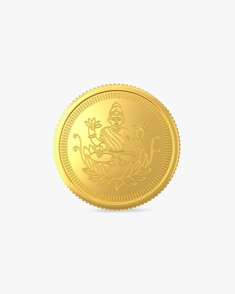 Joyalukkas 1G 22 KT Lakshmi Yellow Gold Coin (Yellow Gold)