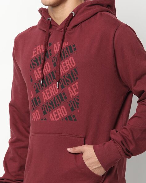 Aeropostale maroon cheap hoodie