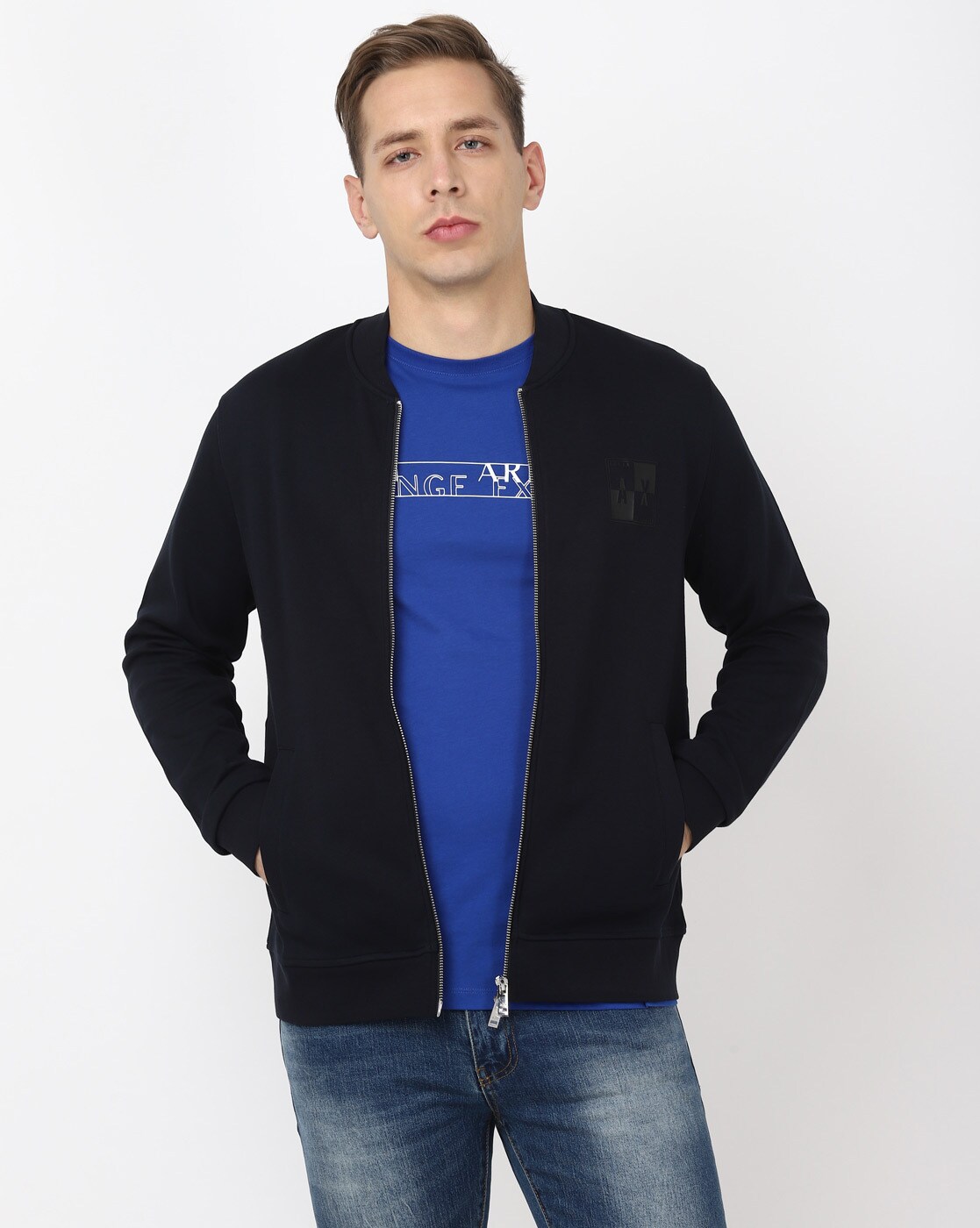 Buy Blue Sweatshirt & Hoodies for Men by ARMANI EXCHANGE Online 