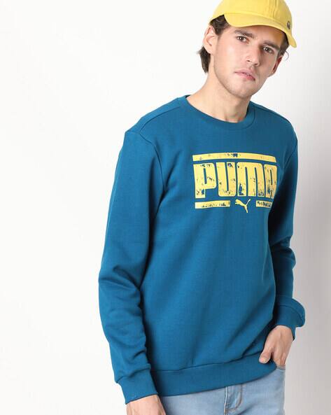 puma blue sweatshirt