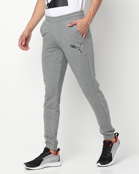 puma track pants grey