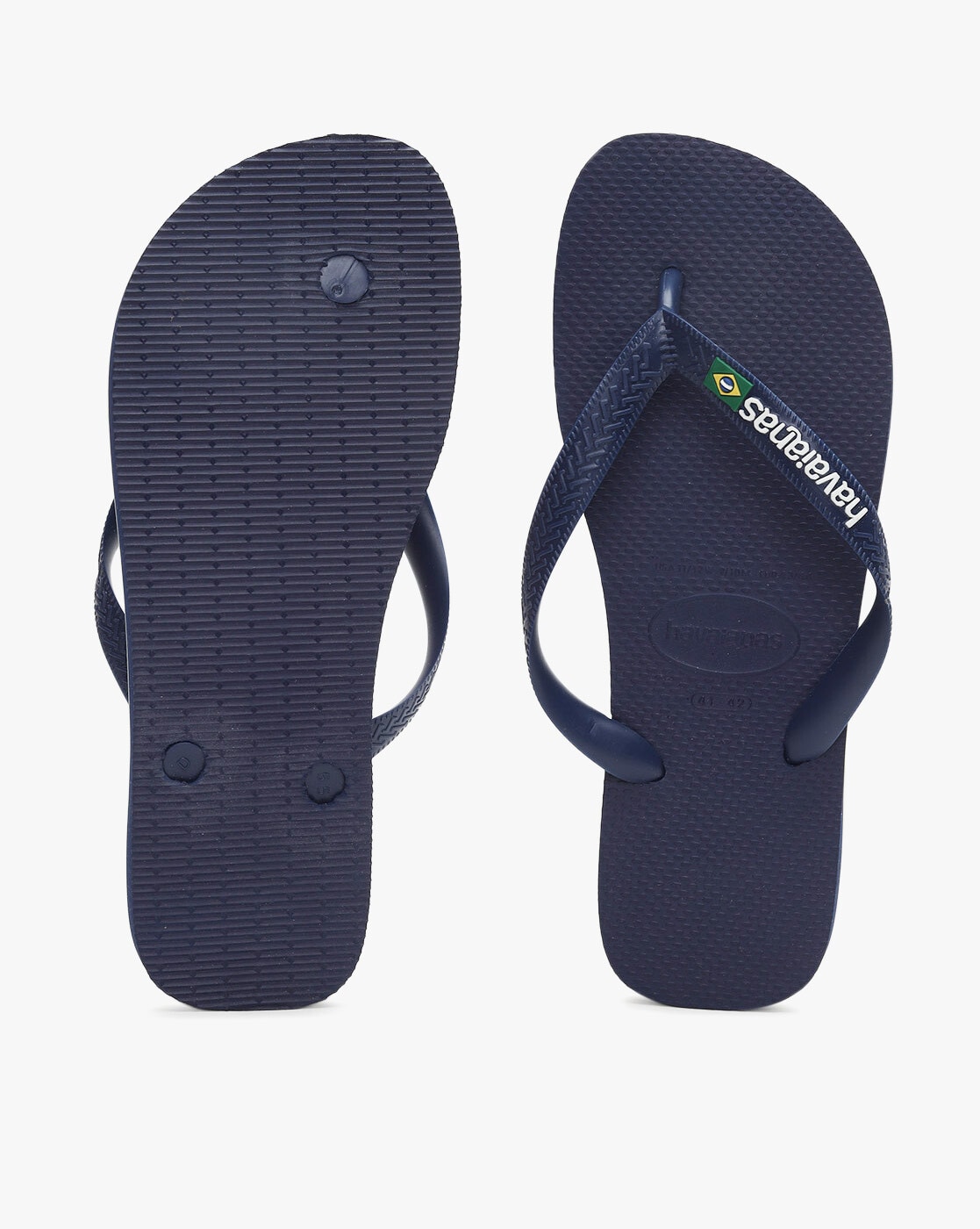 Textured Thong Strap Flip Flops