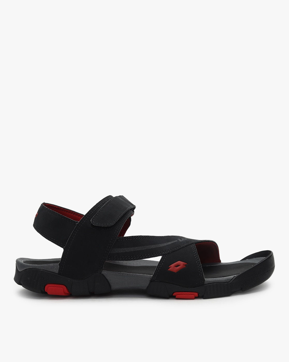 Buy Black & Blue Sports Sandals for Men by LOTTO Online | Ajio.com