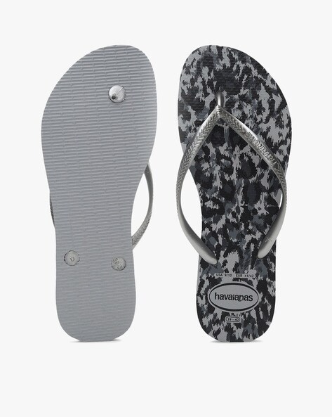 Havaianas silver flip discount flops