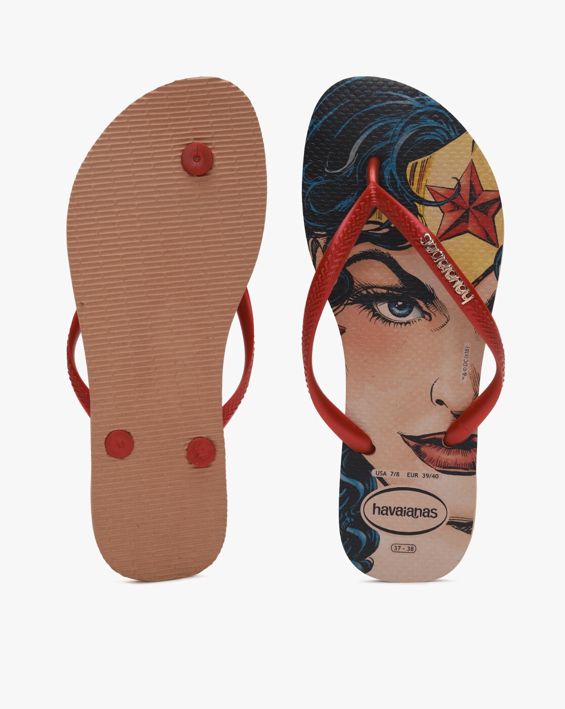 Wonder woman cheap flip flops