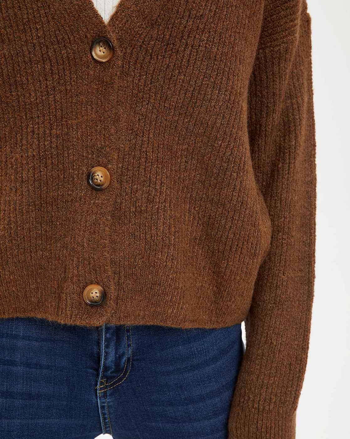 Button on sale down sweater