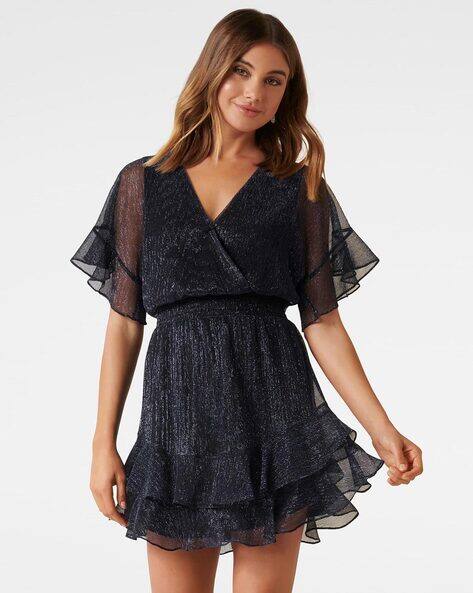 wrap fit and flare dresses