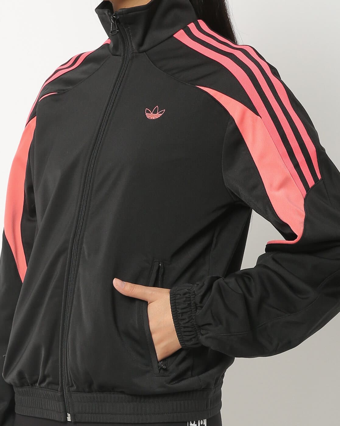 Zip-Front Colourblock Track Jacket with Zip Pockets