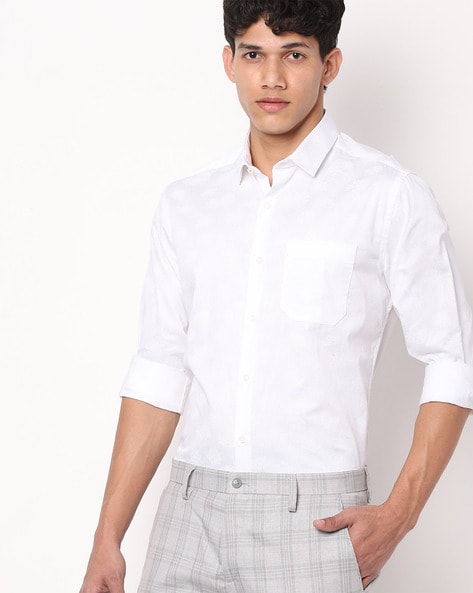 white shirt for suit online