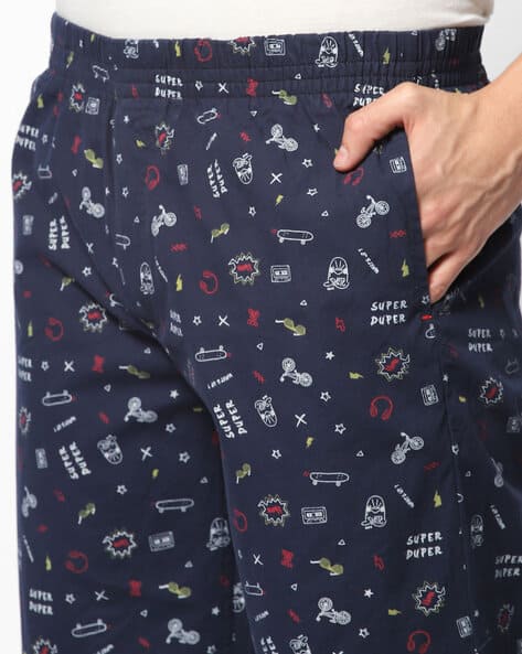 Printed Pyjamas with Elasticated Waist