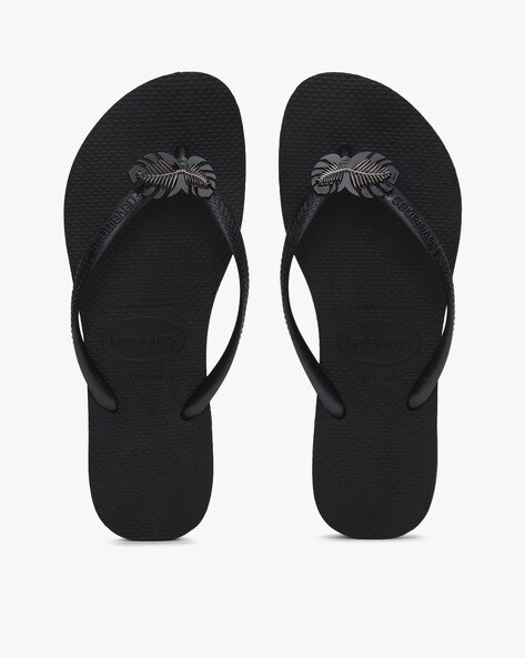 Buy Black Flip Flop Slippers for Women by Havaianas Online