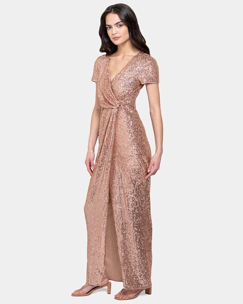 rose gold dress forever new